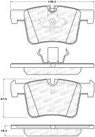 Stoptech - StopTech Performance 13-15 BMW 320i Front Brake Pads - 309.15610 - Image 2