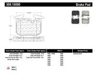 Stoptech - StopTech Performance Brake Pads - 309.16090 - Image 1