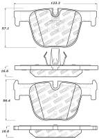 Stoptech - StopTech Performance Brake Pads - 309.16100 - Image 2