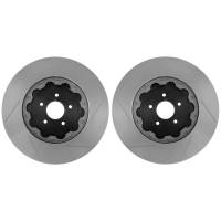 Stoptech - StopTech BMW 12-13 335i/14-15 435i w/ M Sport Brakes 370mmx30mm AeroRotor Slotted Zinc Fr Rotor Pair - 81.B39.9931 - Image 2
