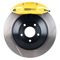 StopTech 06-12 VW GTI Front BBK w/Yellow ST-41 Calipers 328x25mm Slotted Rotors - 82.893.5N00.81