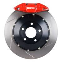 Stoptech - StopTech 99-02 Audi S4 Rear Big Brake Kit Red ST-22 Calipers 328x28mm Slotted Rotors Pads & SS Lines - 83.130.0023.71 - Image 3