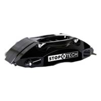 Stoptech - StopTech 04 Volkswagen Golf 3.2L Front BBK w/ Black ST-40 Caliper Slotted 355X32 2pc Rotor - 83.890.4700.51 - Image 2