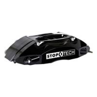Stoptech - StopTech 04 Volkswagen Golf 3.2L Front BBK w/ Black ST-40 Caliper Slotted 355X32 2pc Rotor - 83.890.4700.51 - Image 9
