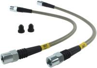 Stoptech - StopTech 01-05 Audi Allroad Quattro Stainless Steel Front Brake Lines - 950.33003 - Image 3