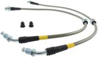 Stoptech - StopTech 04-06 Audi TT Quattro Stainless Steel Front Brake Lines - 950.33004 - Image 3