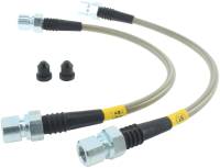 Stoptech - StopTech 89-98 Porsche 911 Stainless Steel Front Brake Lines - 950.37001 - Image 3