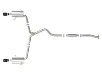 aFe Subaru Forester XT 14-18 H4-2.5L (t) Takeda 2-1/2in to 2-1/4in 304 SS Cat-Back- Black Tip - 49-36804-B