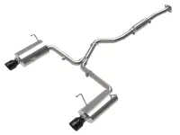 aFe - aFe Subaru Forester XT 14-18 H4-2.5L (t) Takeda 2-1/2in to 2-1/4in 304 SS Cat-Back- Black Tip - 49-36804-B - Image 2