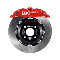 EBC - EBC Racing 92-00 BMW M3 (E36) Red Apollo-4 Calipers 355mm Rotors Front Big Brake Kit - BBK003RED-2 - Image 2
