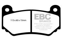 EBC 08-11 Lotus Exige 1.8 Supercharged (240) Greenstuff Front Brake Pads - DP21377