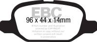 EBC 11+ Fiat 500 1.4 (ATE Calipers) Greenstuff Rear Brake Pads - DP21880