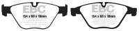 EBC - EBC 14+ BMW 528 2.0 Turbo (F10) Performance Greenstuff Front Brake Pads - DP21883 - Image 2