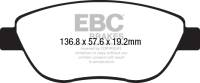 EBC 2014+ Fiat 500 1.4L Turbo Abarth Greenstuff Front Brake Pads - DP22212