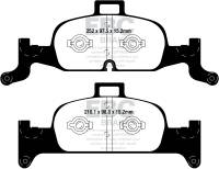 EBC 2018+ Audi A4 Allroad Quattro 2.0L Turbo Greenstuff Front Brake Pads - DP22290