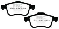 EBC 13+ Fiat 500L 1.4 Turbo Greenstuff Front Brake Pads - DP23026