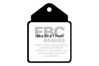 EBC 64-66 Alfa Romeo Guilia 1.3 Greenstuff Front Brake Pads - DP2710