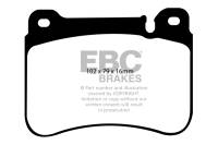 EBC 05-07 Mercedes-Benz C230 (W203) 2.5 Sport Sedan Redstuff Front Brake Pads - DP31590C