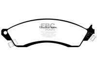 EBC - EBC 93-00 Aston Martin Virage 5.3 (PBR Caliper) Redstuff Front Brake Pads - DP31131C - Image 4
