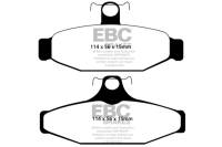 EBC - EBC 93-00 Aston Martin Virage 5.3 (AP Caliper) Redstuff Rear Brake Pads - DP31165C - Image 4