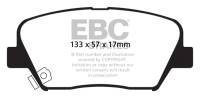 EBC - EBC 12+ Hyundai Azera 3.3 Redstuff Front Brake Pads - DP31863C - Image 1