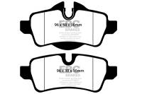 EBC 07-14 Mini Hardtop 1.6 Redstuff Rear Brake Pads - DP31931C
