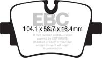 EBC - EBC 13+ Jaguar F-Type (Cast Iron Rotors Only) 3.0 Supercharged (340) Redstuff Rear Brake Pads - DP32190C - Image 3