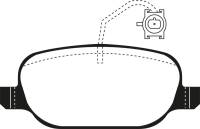 EBC 2014+ Alfa Romeo 4C 1.75L Turbo Redstuff Rear Brake Pads - DP32236C
