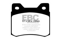 EBC 84-86 Mercedes-Benz 190/190E 2.3 Redstuff Rear Brake Pads - DP3464C