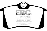 EBC 10-13 Audi A3 2.0 TD Redstuff Rear Brake Pads - DP3680C