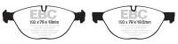 EBC - EBC 10-14 BMW X5 4.4 Twin Turbo (50) Redstuff Front Brake Pads - DP31994C - Image 4