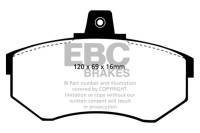 EBC - EBC 81-83 Audi 5000 2.1 Turbo Redstuff Front Brake Pads - DP3369/2C - Image 4