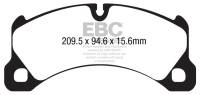 EBC - EBC 10+ Porsche Cayenne 3.6 Yellowstuff Front Brake Pads - DP42162R - Image 3