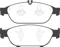 EBC 12+ Mercedes-Benz E550 4.6 Twin Turbo Coupe Yellowstuff Front Brake Pads - DP42169R