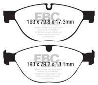 EBC 13+ Jaguar F-Type (Cast Iron Only) 3.0 Supercharged (380) Perf Pkg Yellowstuff Front Brake Pads - DP42191R