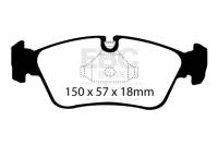EBC - EBC 99-02 BMW Z3 2.5 Yellowstuff Front Brake Pads - DP41211R - Image 4