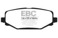 EBC - EBC 12+ Chrysler Town & Country 3.6 Yellowstuff Rear Brake Pads - DP41889R - Image 2