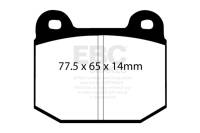 EBC - EBC 08+ Lotus 2-Eleven 1.8 Supercharged Yellowstuff Front Brake Pads - DP4197/2R - Image 4