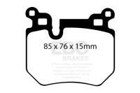 EBC - EBC 08-10 BMW 135 3.0 Twin Turbo Yellowstuff Rear Brake Pads - DP41996R - Image 4