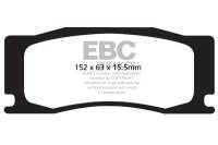 EBC - EBC 08-09 Jaguar XKR 4.2 Supercharged (Portfolio) Yellowstuff Front Brake Pads - DP42111R - Image 2