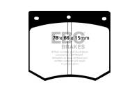 EBC 75-86 Ac 3000 3.0 Yellowstuff Front Brake Pads - DP4291R
