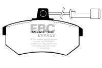 EBC 89-90 Audi 100 Quattro 2.3 Yellowstuff Front Brake Pads - DP4486R