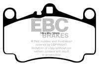 EBC 03-05 Porsche 911 (996) (Cast Iron Rotor only) 3.6 Carrera 4S Bluestuff Front Brake Pads - DP51515NDX