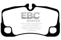 EBC 07-09 Porsche 911 (997) (Cast Iron Rotor only) 3.6 GT3 Bluestuff Rear Brake Pads - DP51930NDX