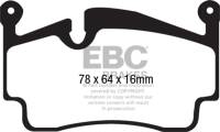 EBC - EBC 05-09 Porsche 911 (997) (Cast Iron Rotor only) 3.6 Carrera 2 Sport Bluestuff Rear Brake Pads - DP52216NDX - Image 2
