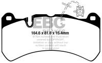 EBC - EBC 2016+ Alfa Romeo Giulia 2.9L Twin Turbo Bluestuff Front Brake Pads - DP52354NDX - Image 2