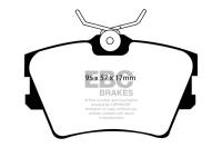 EBC - EBC 96-98 Volkswagen Eurovan 2.5 Vented Rotors Greenstuff Rear Brake Pads - DP61102 - Image 2