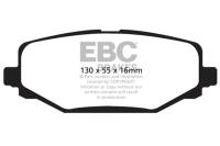 EBC - EBC 12+ Chrysler Town & Country 3.6 Greenstuff Rear Brake Pads - DP61889 - Image 3