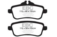 EBC 13-16 Mercedes-Benz GL350 3.0 TD Greenstuff Rear Brake Pads - DP62137