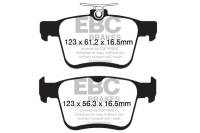 EBC 2017+ Volkswagen Atlas 2.0L Turbo Greenstuff Rear Brake Pads - DP62153